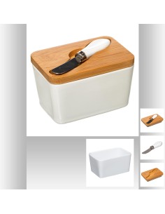 Beurrier  couteau seramik L. 13,5 x P. 9,3 x H. 9 cm