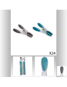 Pinces a linge x24 rubber