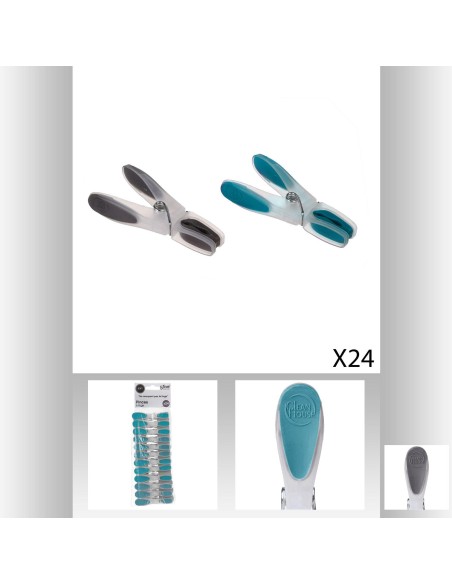 Pinces a linge x24 rubber