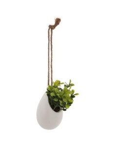 Mini plante artif pot crmq h11 D. 6 x H. 9,5 cm