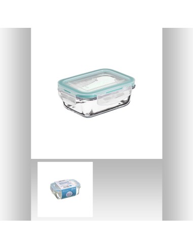 Boite carre ver 0,33l clipeat L. 12 x P. 12 x H. 6,2 cm