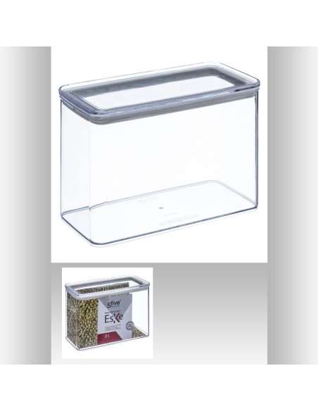 Bocal rectangle ps 2l eske L. 20,3 x P. 10,3 x H. 13,8 cm