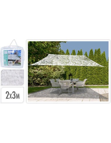 x61500140 pare soleil. 2x3mt blanche, po