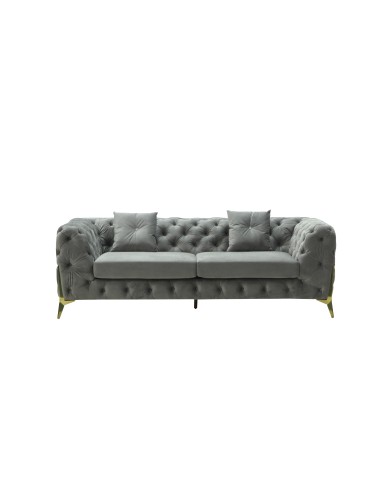 yl 92204 canape 3p chesterfield gris clair