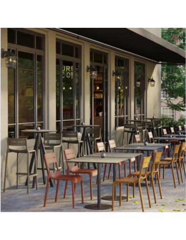 tabouret de bar nice 75cm taupe gr 19