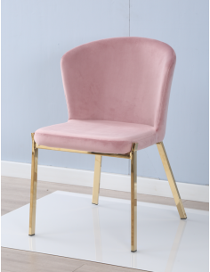 ldc 19054   chaise aristo    rose uf910 07   pds dorees