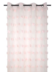 r6b212001vl - voilage pompinou poudre 135x260