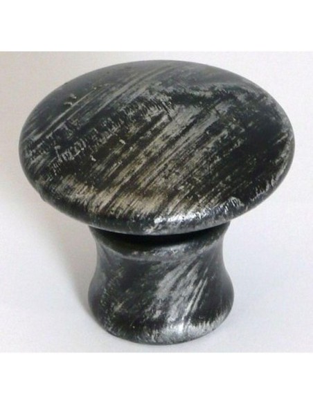 7105b96  - embout champignon d20 x2 - noir/argent