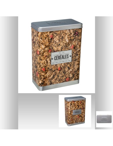 151216 - boite cereale strukture br4 L. 17,8 x P. 9,8 x H. 24,6 cm