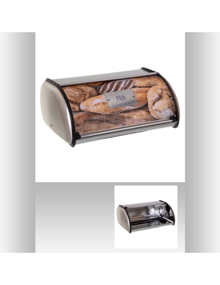 151219 - boite pain strukture br4 L. 35,5 x P. 23,5 x H. 15 cm
