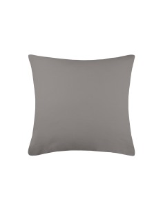 cottage taie 65x65 sac 100% taupe 60fils cot.lave
