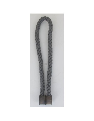 2202936-embrasse textile aimantee luberon - gris anthracite