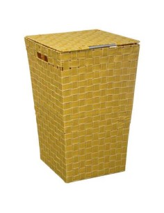 160825c -panier linge 50l jaune lisa