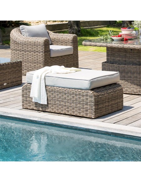 159561 - pouf moorea terre d'ombre