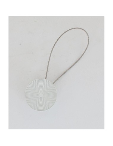 24016108-embrasse metal aimantee mandala pm - blanc mat