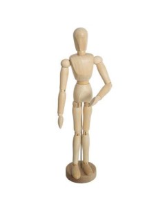 161313 - mannequin deco bois rayan h33