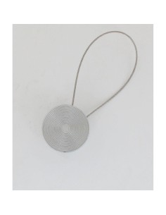 2401693-embrasse metal aimantee mandala pm - argent