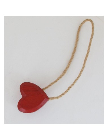 2803133-embrasse bois aimantee tresor pm - rouge