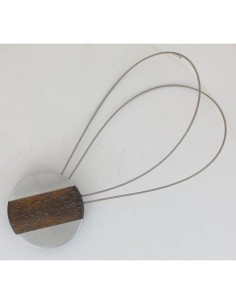 28037905-embrasse bois aimantee arte mm - marron/argent