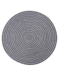 set table shiny gris fonce d35 D. 35 x H. 0,5 cm