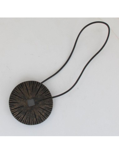 embrasse bois aimantee thao mm - noir/or