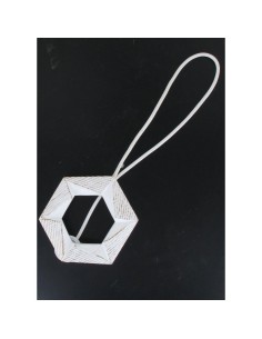 embrasse resine aimantee emotion gm - blanc/or