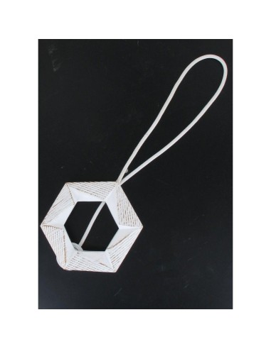 embrasse resine aimantee emotion gm - blanc/or