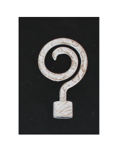 71168101-embout demeure d20 x2 - blanc/or