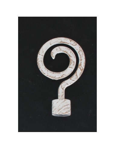 71168101-embout demeure d20 x2 - blanc/or