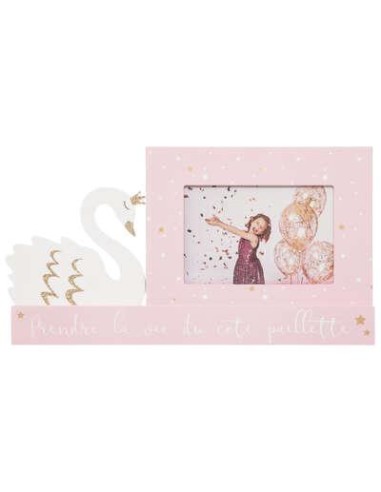 158576 - cadre photo mdf cygne 10x15