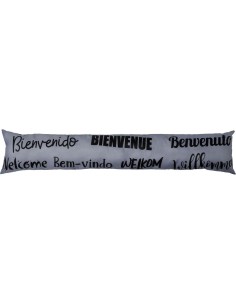 boudin de porte simple bourrelet 80 cm bande agrippante - bienvenue