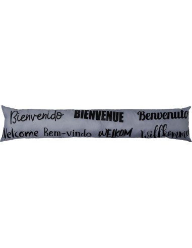 boudin de porte simple bourrelet 80 cm bande agrippante - bienvenue