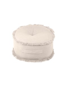 prague pouf rond 44cm h 20cm-ecru