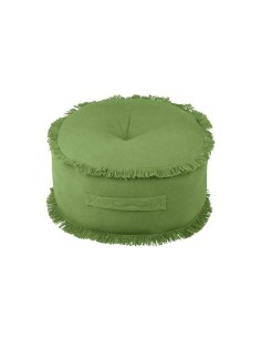 c8a061008-prague pouf rond 44cm h 20cm vert