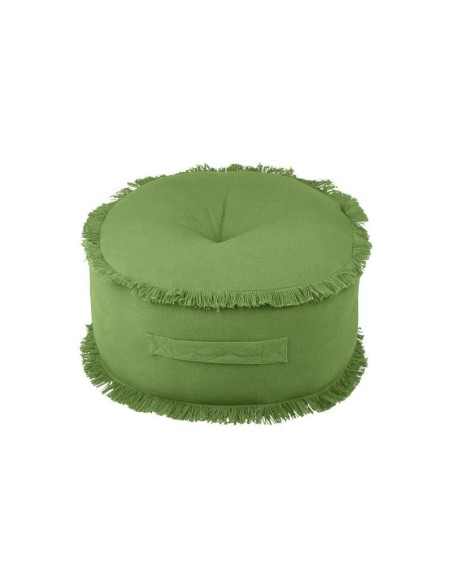 c8a061008-prague pouf rond 44cm h 20cm vert