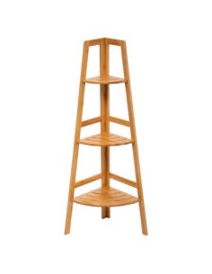 111123 - etagere angle 3niv bam+inox L. 45 x P. 43 x H. 38,5 cm