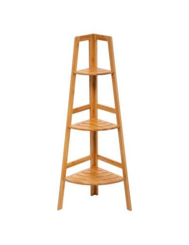 111123 - etagere angle 3niv bam+inox L. 45 x P. 43 x H. 38,5 cm