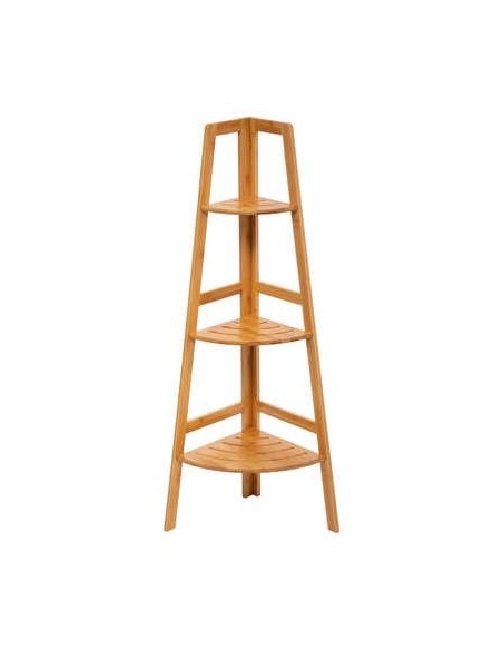 111123 - etagere angle 3niv bam+inox L. 45 x P. 43 x H. 38,5 cm