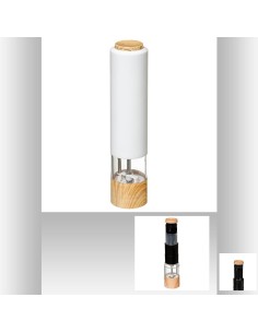 181807a-moulin elec ps 22cm blc mode D. 5,5 x H. 22,3 cm