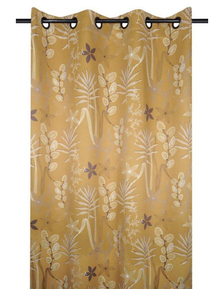 r6b4250cm - dolina occultant 135x260cm /  cm moutarde - 100%pe