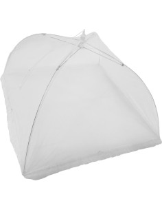 8500101 - cloche a nourriture moustiquaire 50x50x30cm - blanc