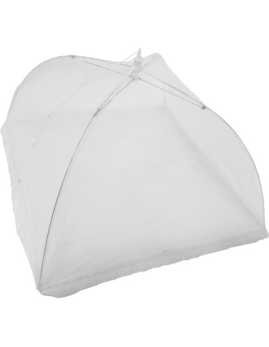 8500101 - cloche a nourriture moustiquaire 50x50x30cm - blanc