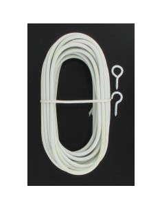 590301 - tringle ressort gaine 2m x1 - blanc