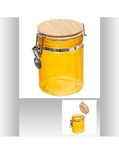 181809c-bocal verr+bam 0,75l mout mode L. 10 x P. 13,5 x H. 14,5 cm