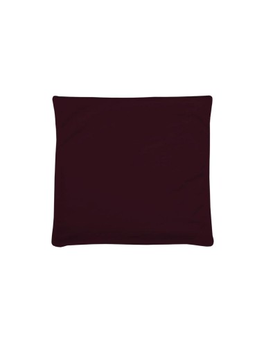 c05792025h - doudou housse coussin 40x40cm bordeaux