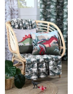 rex plaid 130x160 cm - kaki - 100% pe -