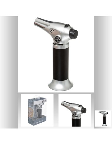 179724 - bruleur a creme brulee alu L. 10,5 x P. 6 x H. 16 cm