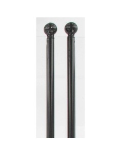 5104b6095-tringle vitrage ronde extensible d7 60 x 90 x 2 - noir