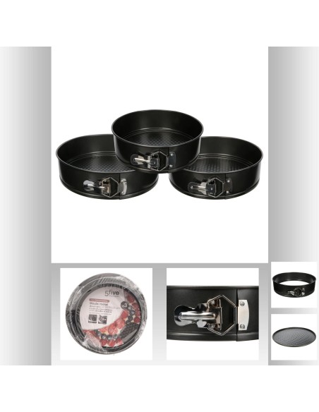 100147 - moule demontable manque x3 D. 26 x H. 6,8 cm