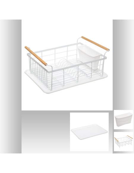 181805a - egouttoir 1niv blanc natureo